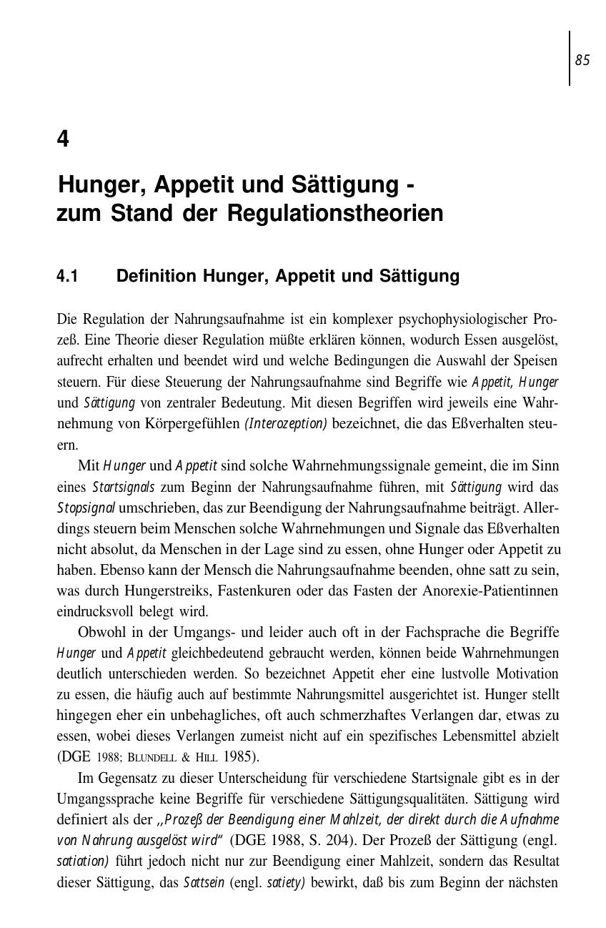 Pudel, V. u. Westenhöfer, J.: Ernährungspsychologie