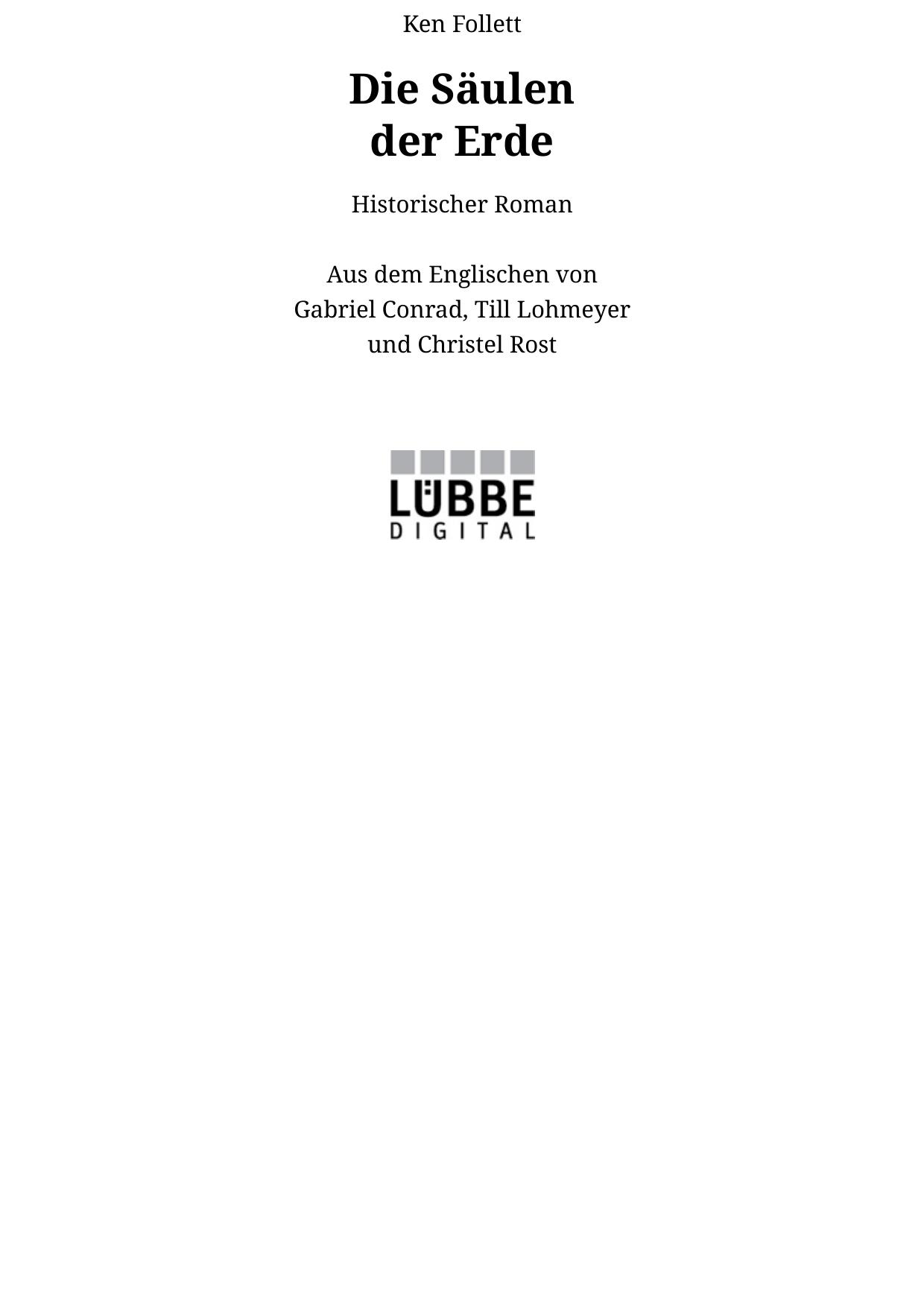 Die Säulen der Erde - The Pillars of the Earth
