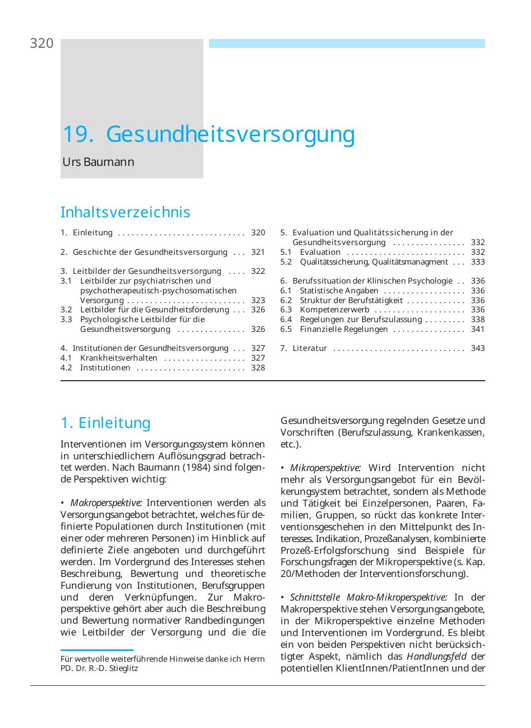 U. Baumann, M. Perrez (Hrsg.): Lehrbuch Klinische Psychologie – Psychotherapie