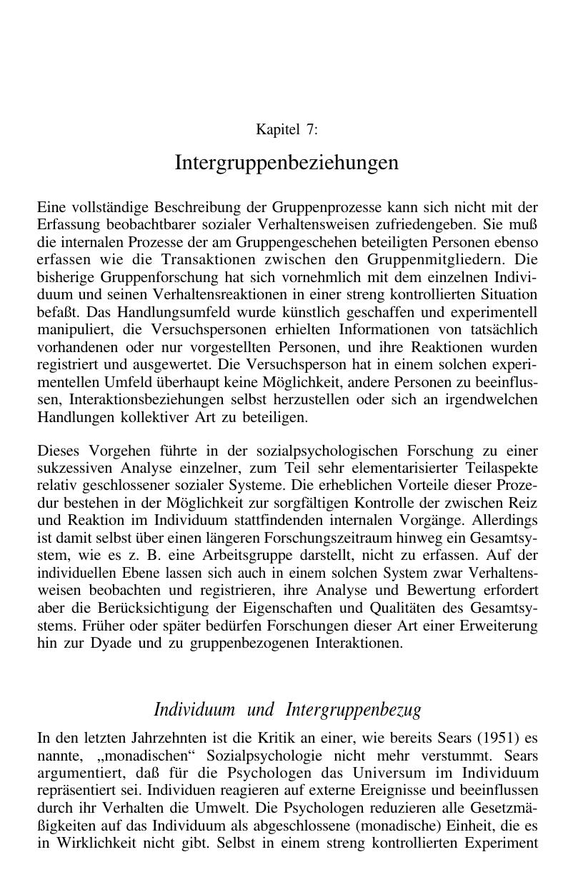Alexander Thomas: Grundriß der Sozialpsychologie