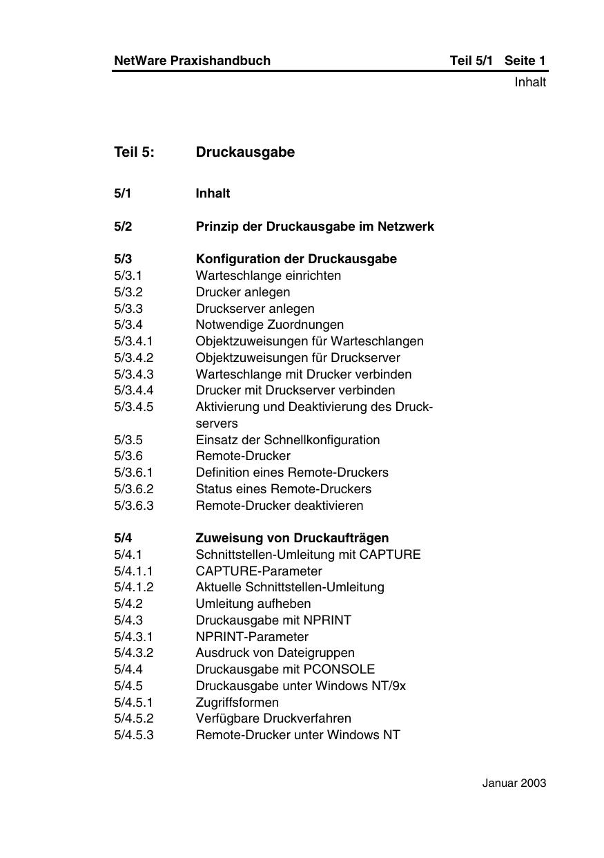 Druckausgabe