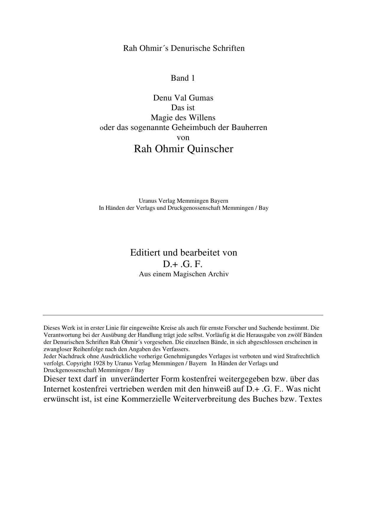 Microsoft Word - Quinscher - Magie des Willens2 netz.doc