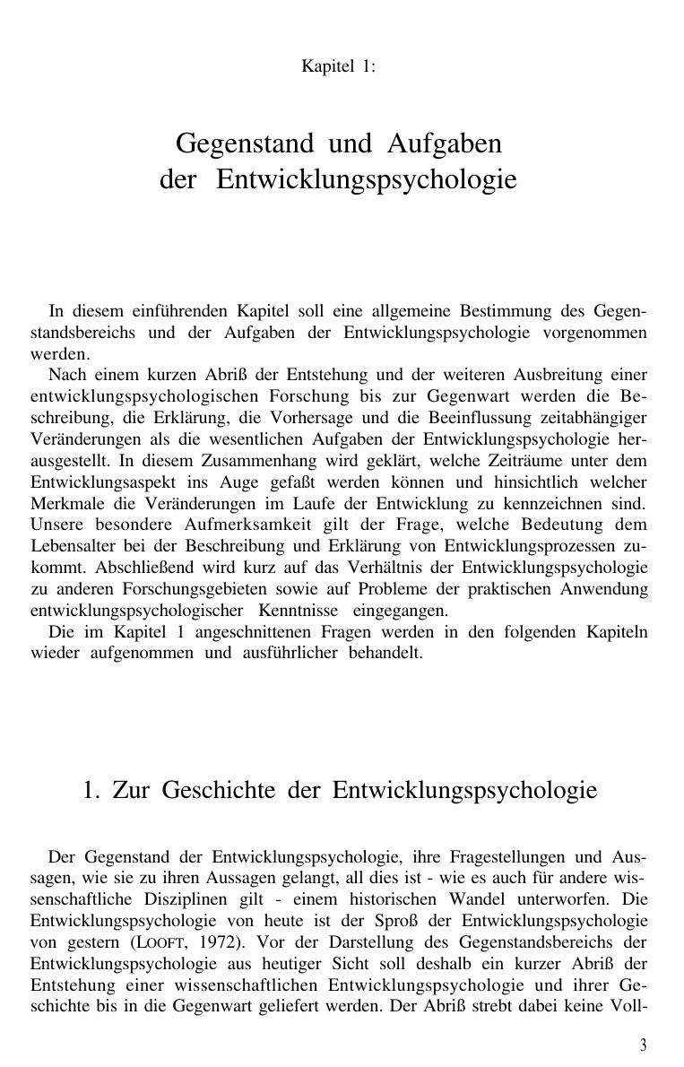 Hanns Martin Trautner: Lehrbuch der Entwicklungspsychologie
