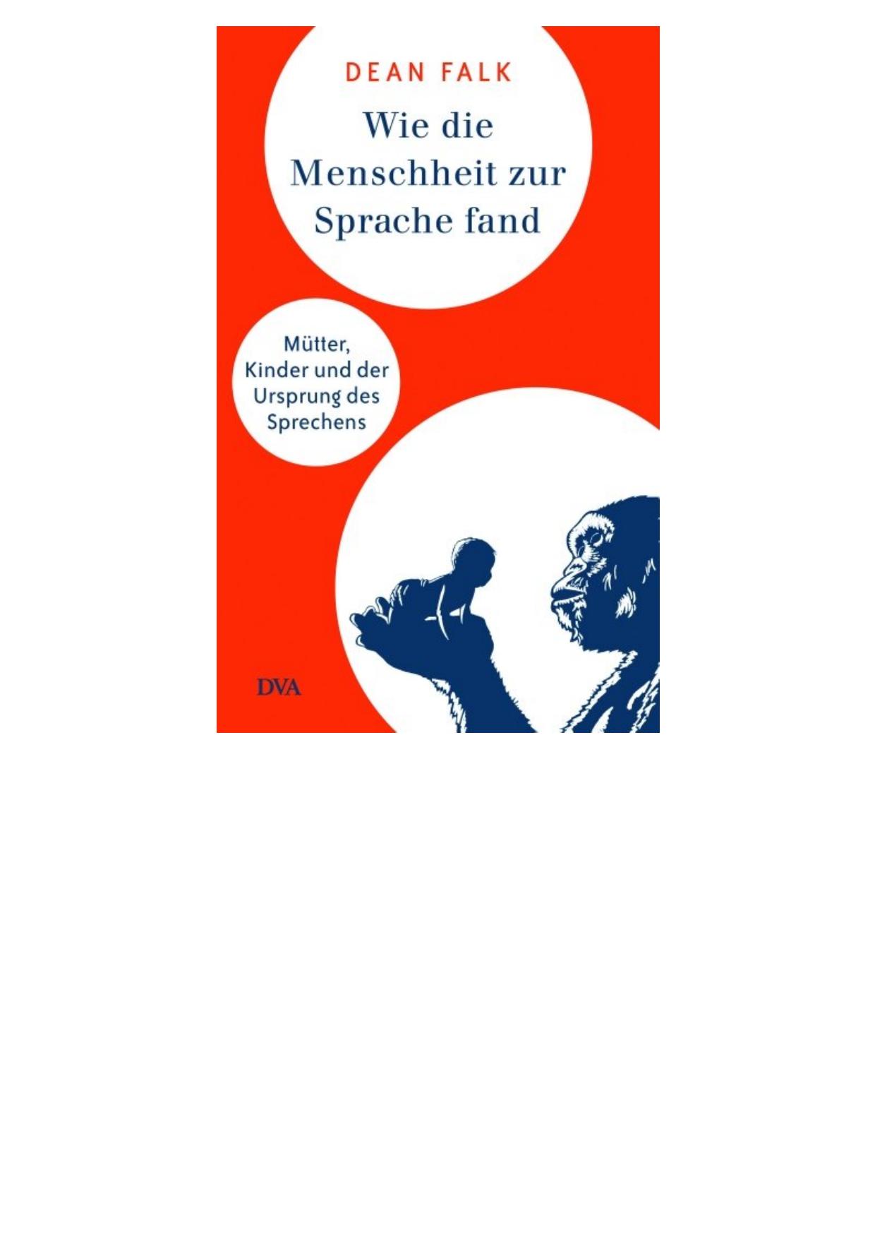 Wie die Menschheit zur Sprache fand