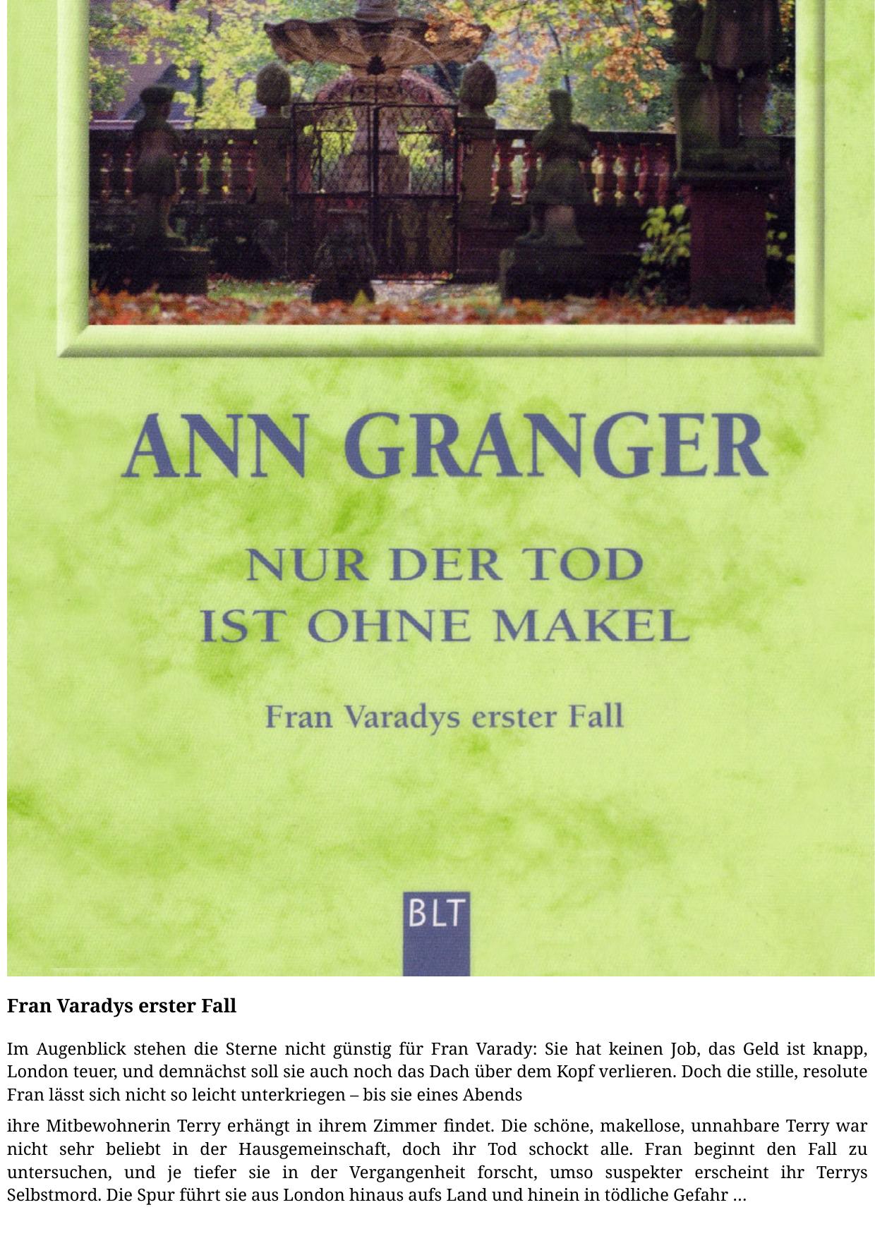 Granger Ann - Varady - 01