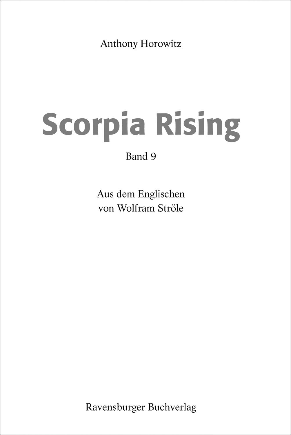 Alex Rider 9: Scorpia Rising (German Edition)