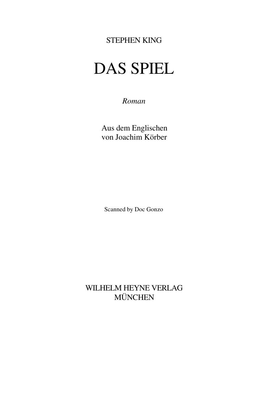 Das Spiel
