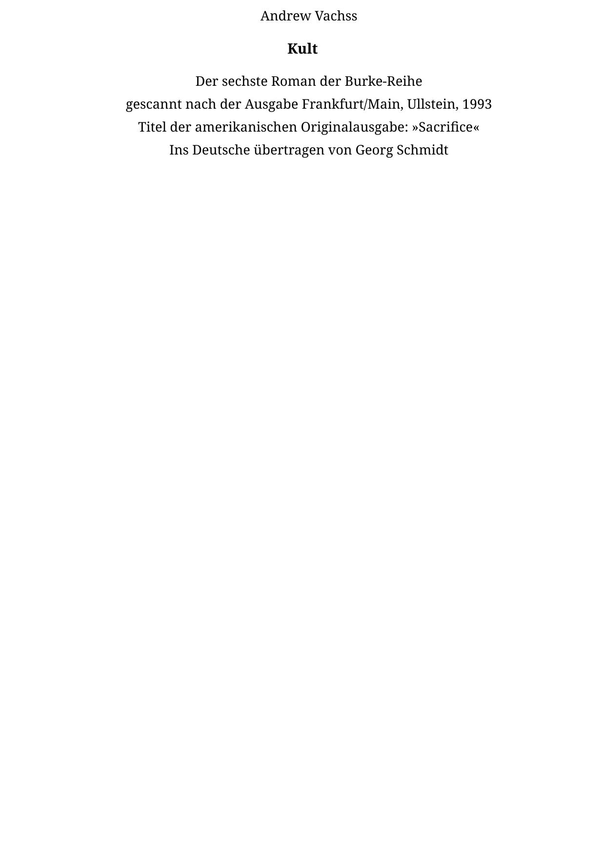 Vachss, Andrew - Burke 06