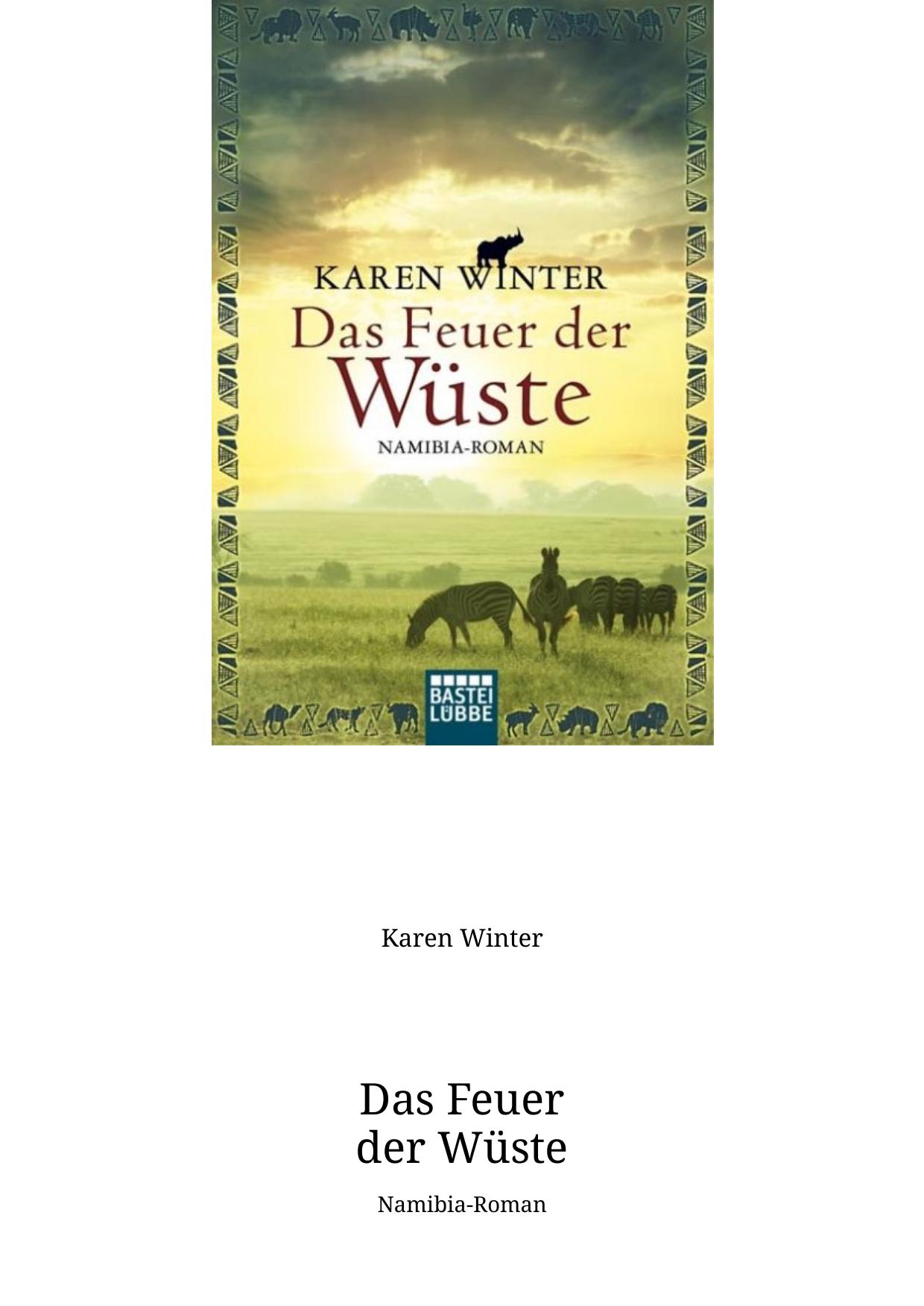 Das Feuer der Wüste