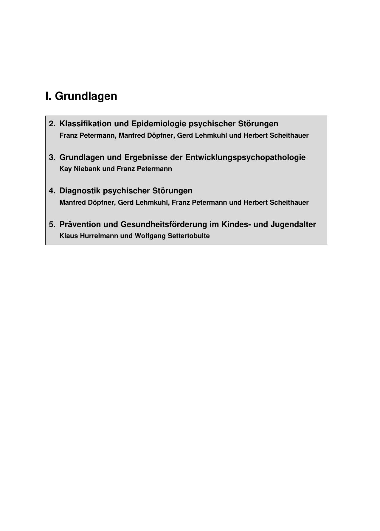 F. Petermann (Hrsg.): Lehrbuch der Klinischen Kinderpsychologie und -psðÚá}<u³