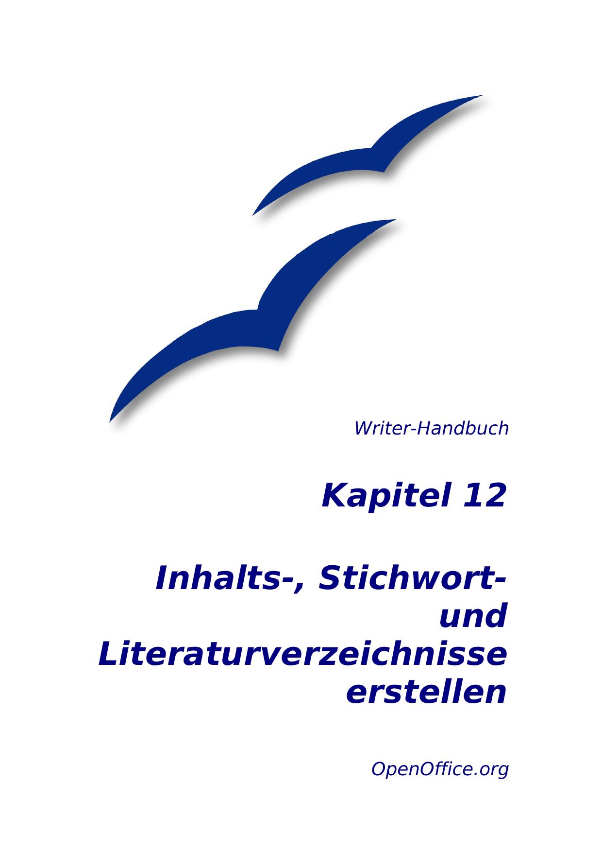 Inhalts-, Stichwort- und Literaturverzeichnisse erstellen