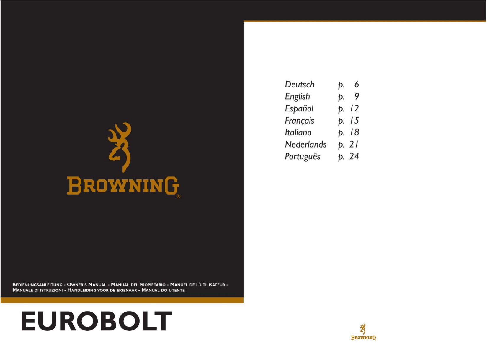 Owner's manualEurobolt (Page 2 - 3)