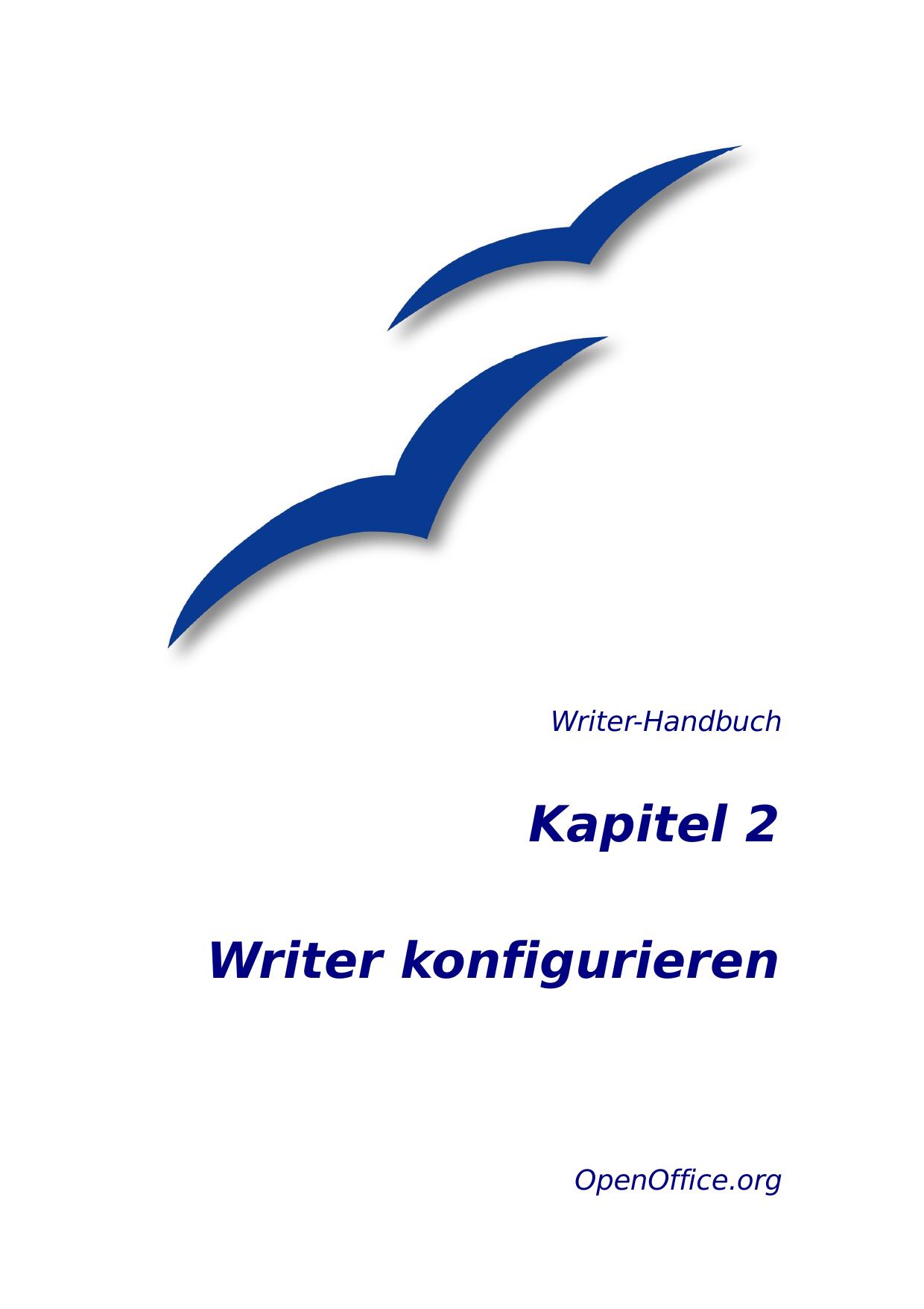Writer konfigurieren