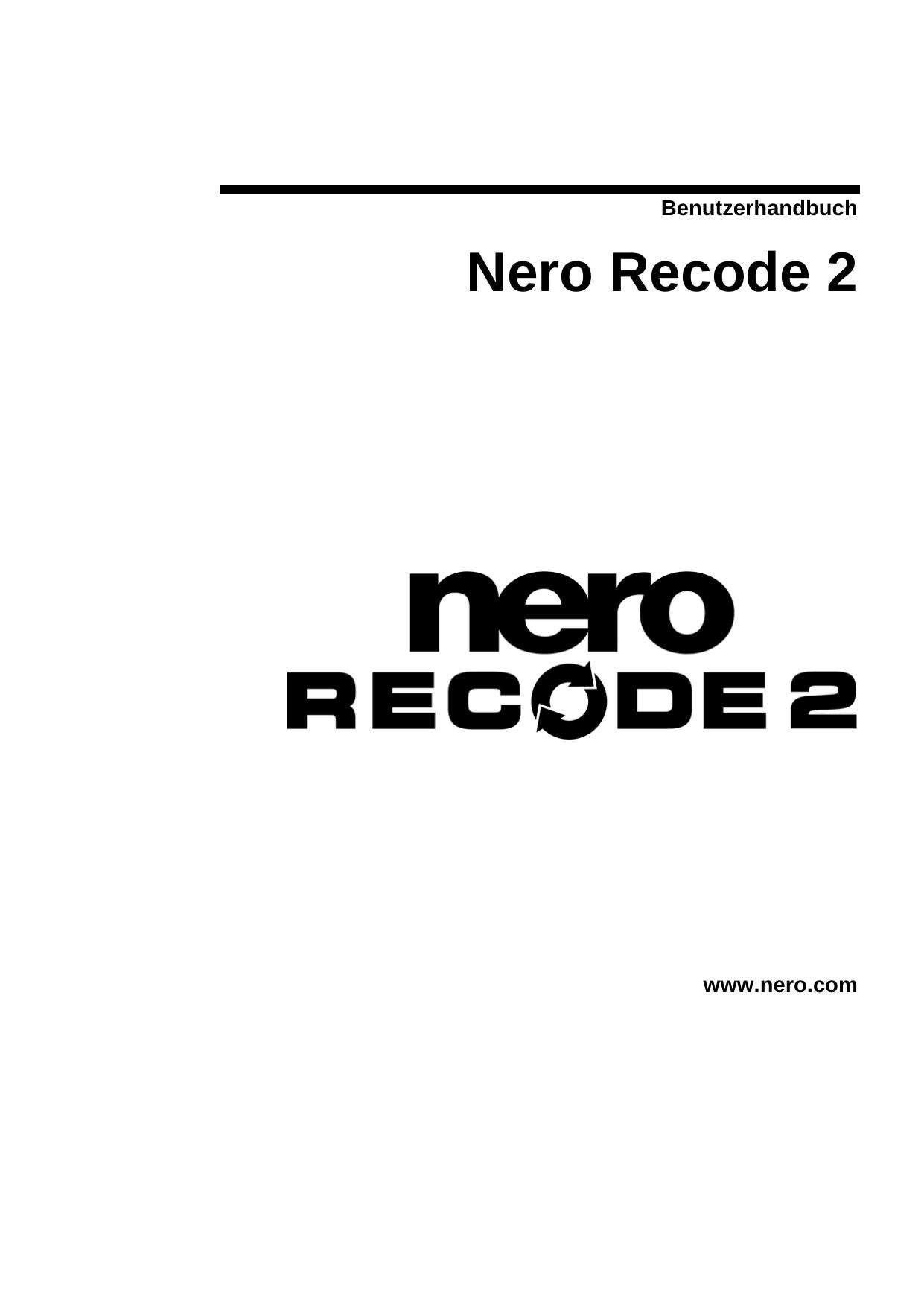 Nero Recode 2