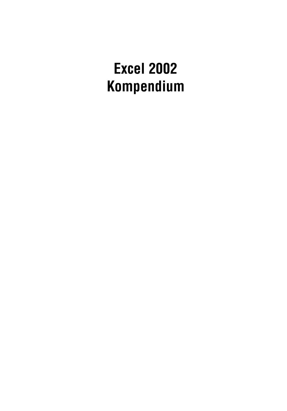 Excel 2002
