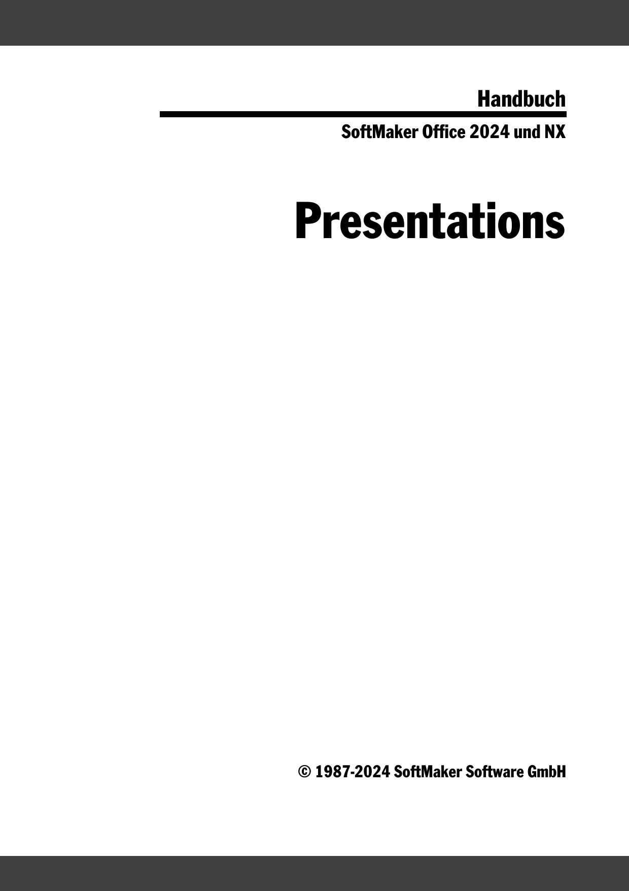 Presentations