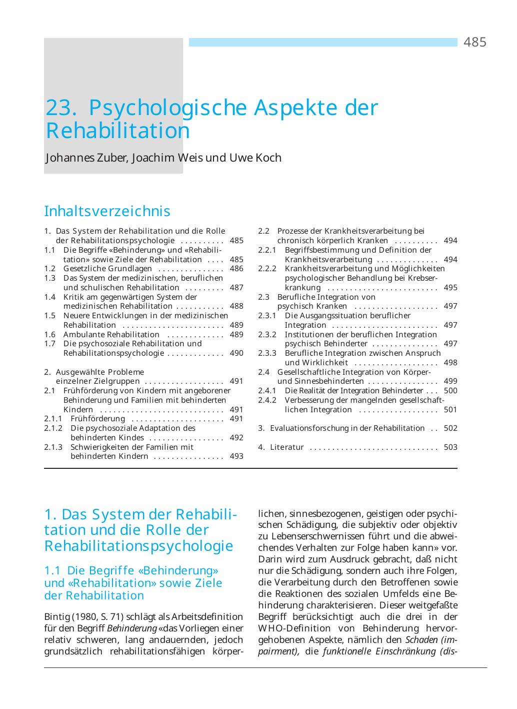 U. Baumann, M. Perrez (Hrsg.): Lehrbuch Klinische Psychologie – Psychotherapie