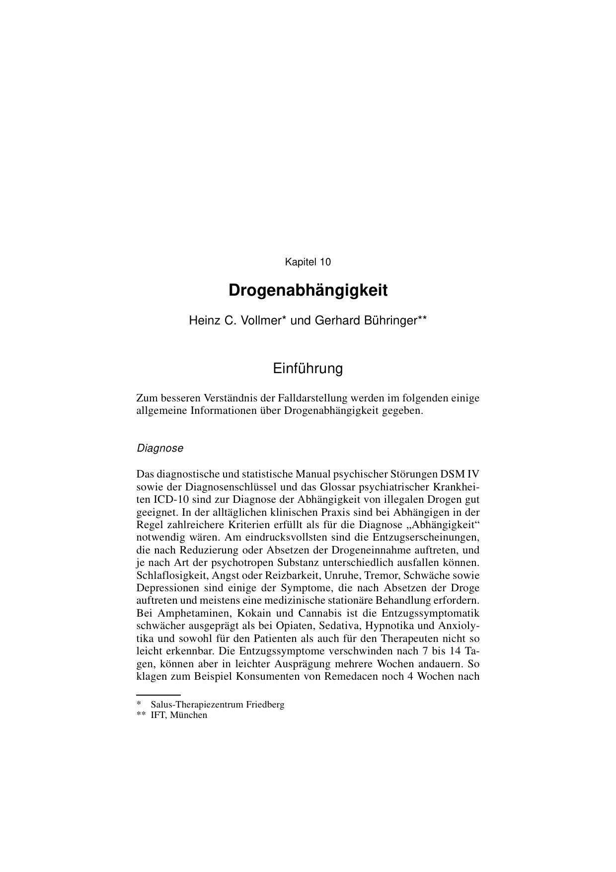 H. Reinecker (Hrsg.): Fallbuch der Klinischen Psychologie
