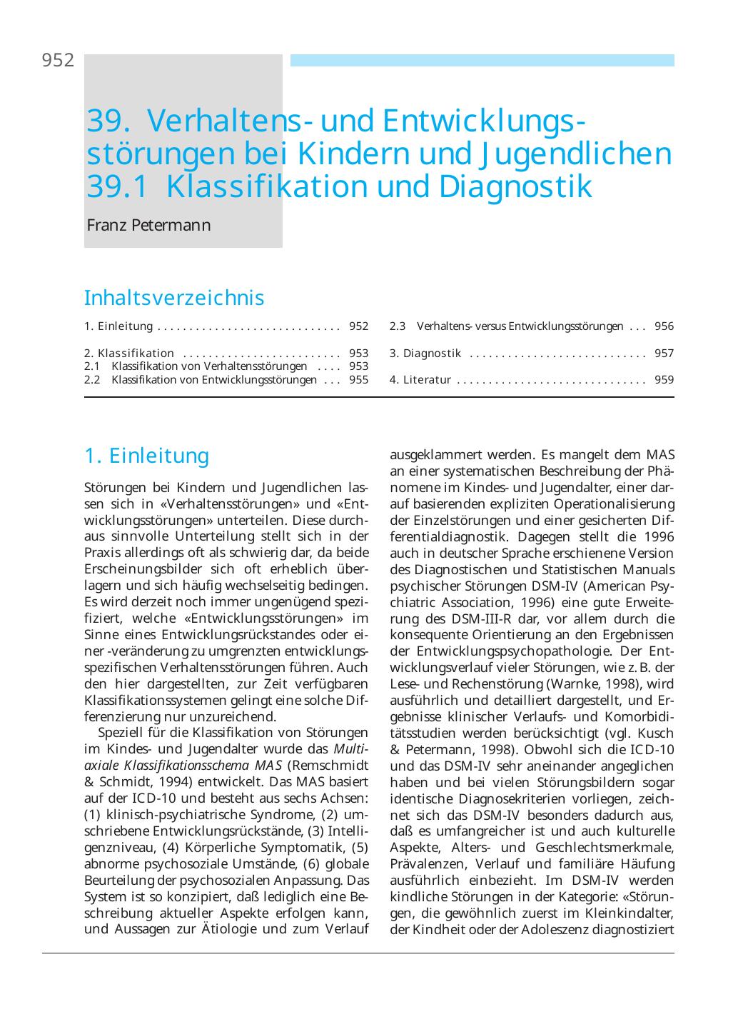 U. Baumann, M. Perrez (Hrsg.): Lehrbuch Klinische Psychologie – Psychotherapie