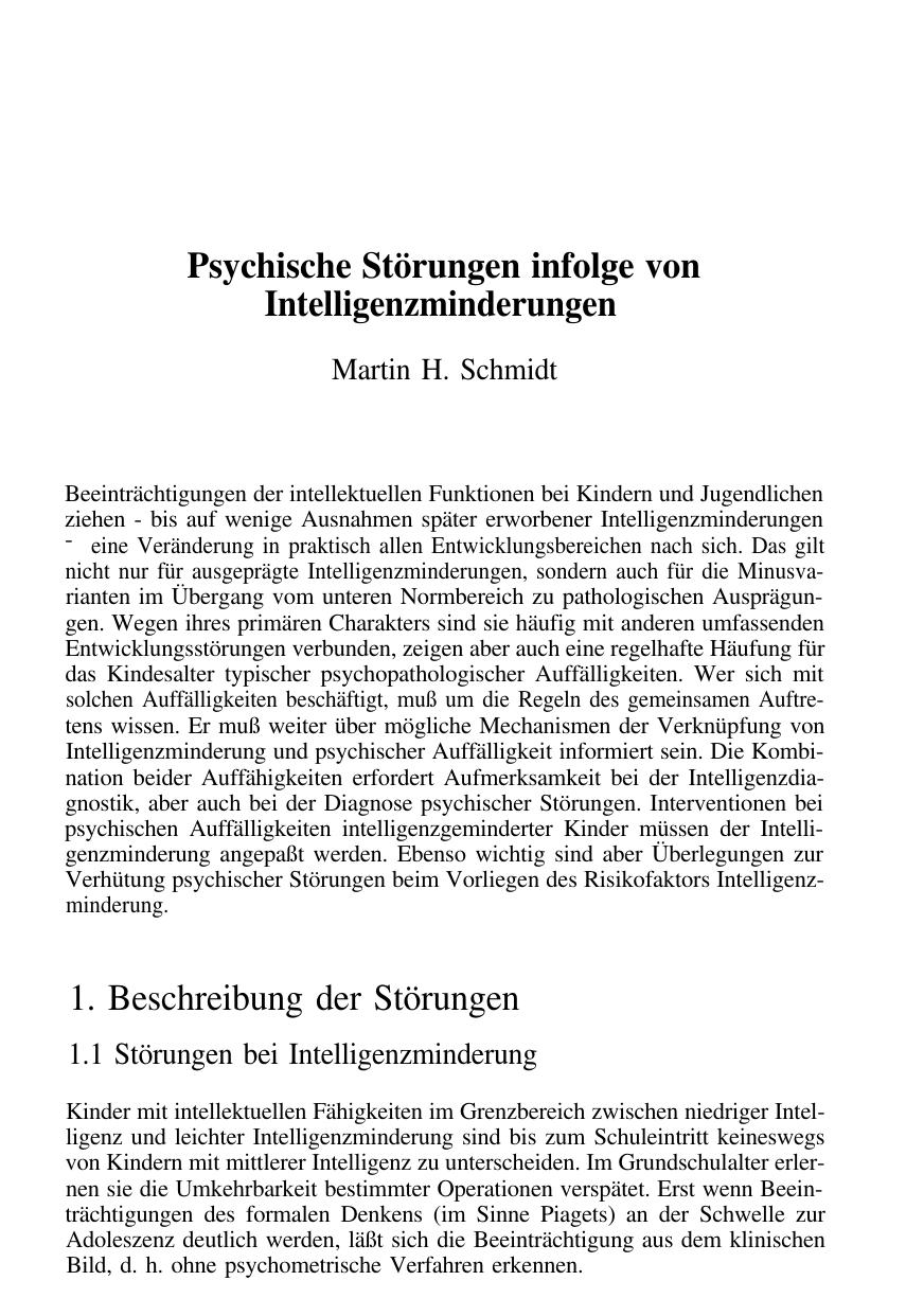 F. Petermann (Hrsg.): Lehrbuch der Klinischen Kinderpsychologie