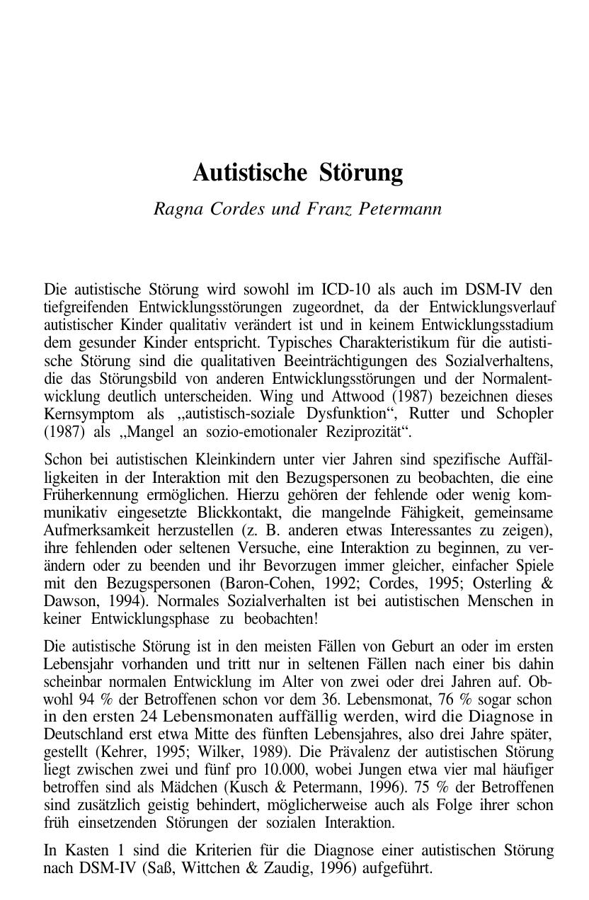 F. Petermann (Hrsg.): Fallbuch der Klinischen Kinderpsychologie