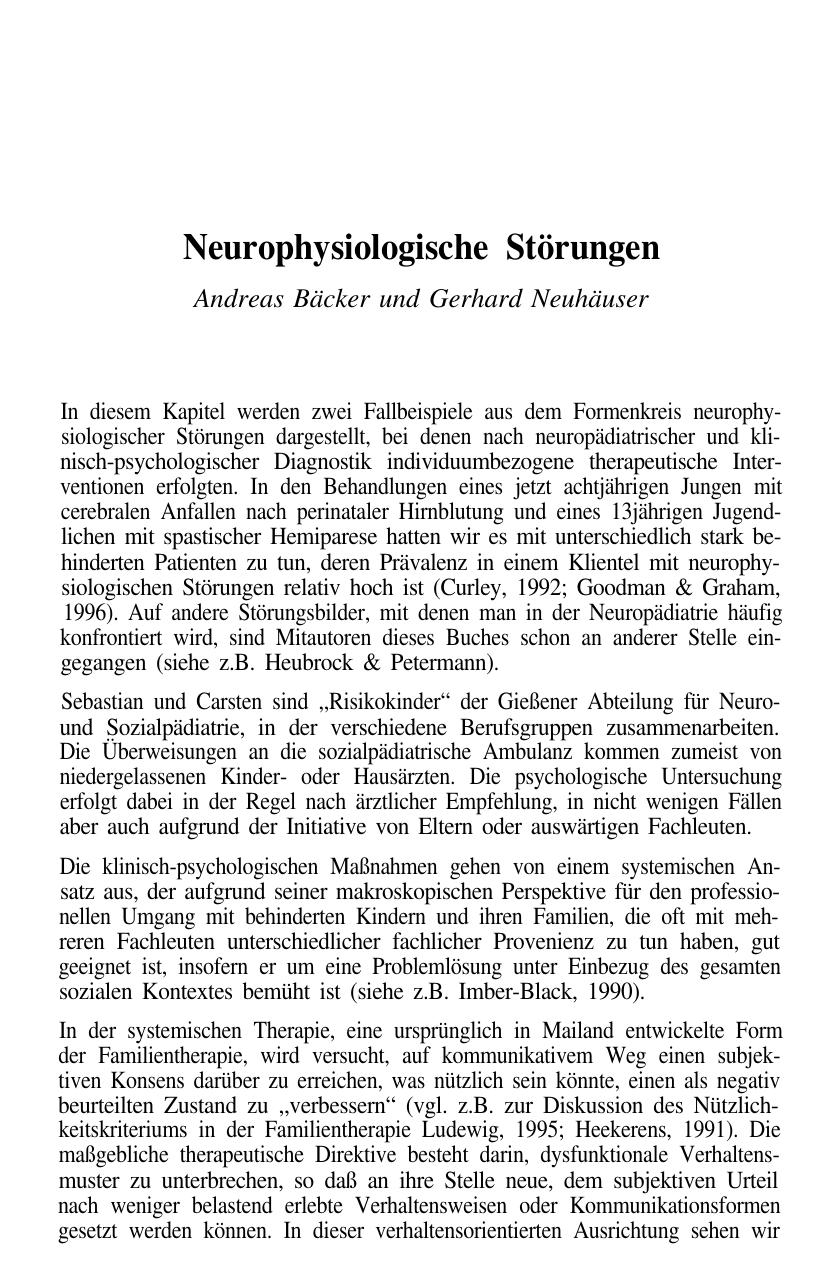 F. Petermann (Hrsg.): Fallbuch der Klinischen Kinderpsychologie