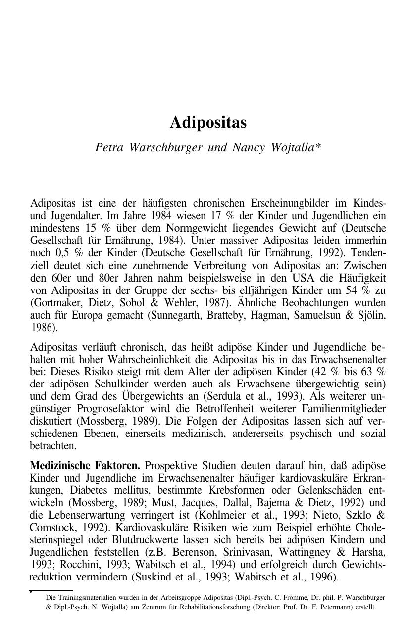 F. Petermann (Hrsg.): Fallbuch der Klinischen Kinderpsychologie