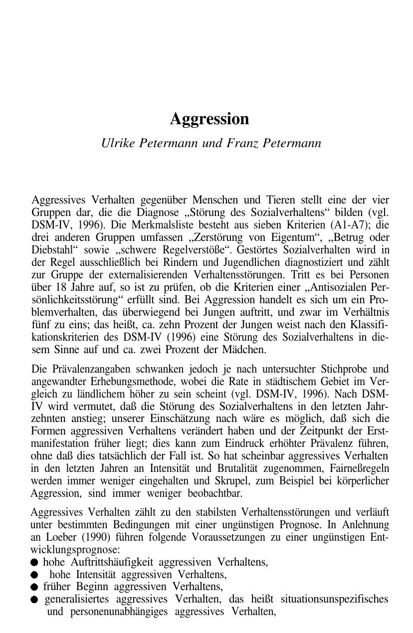 F. Petermann (Hrsg.): Fallbuch der Klinischen Kinderpsychologie