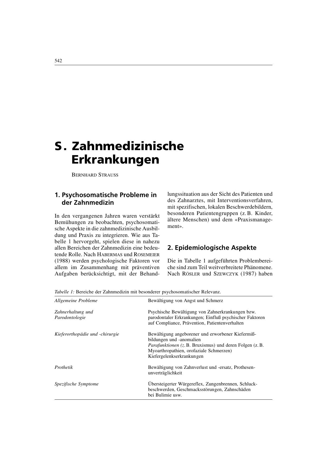 A.-E. Meyer, H. Freyberger, M. v. Kerekjarto, R. Liedtke & H. Speidel (Hrsg.): Jores Praktische Psychosomatik