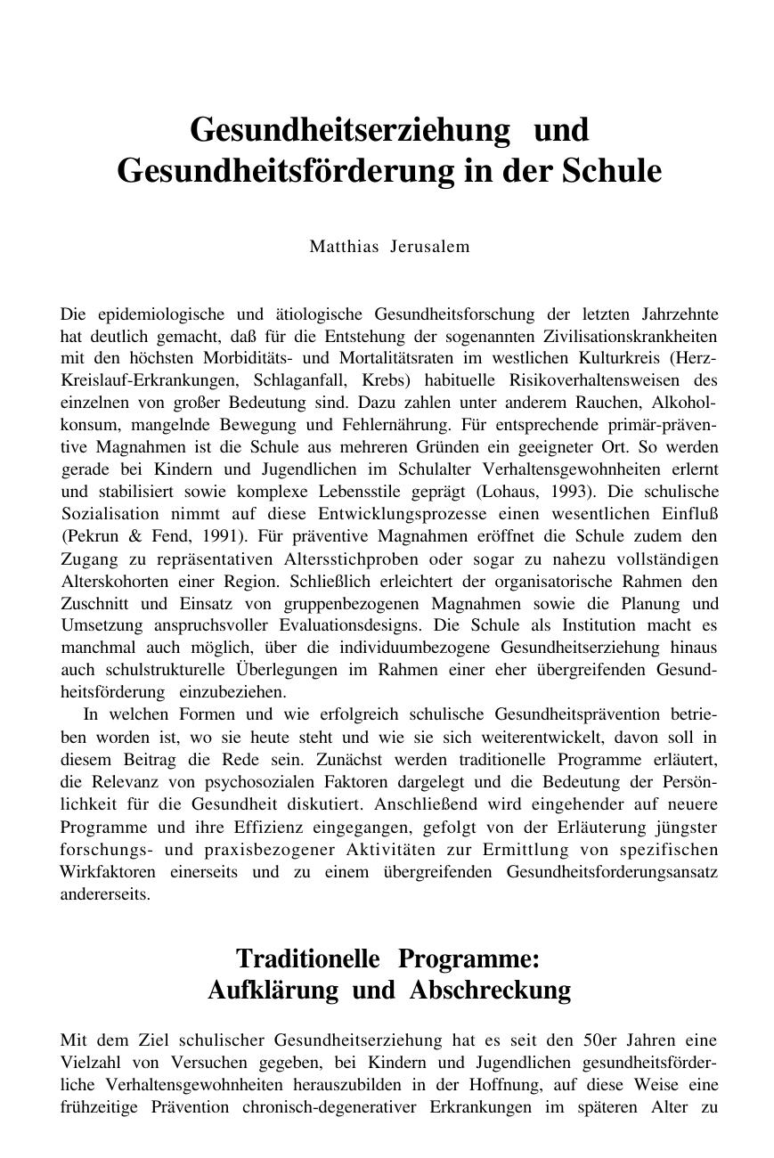 Ralf Schwarzer (Hrsg.): Gesundheitspsychologie