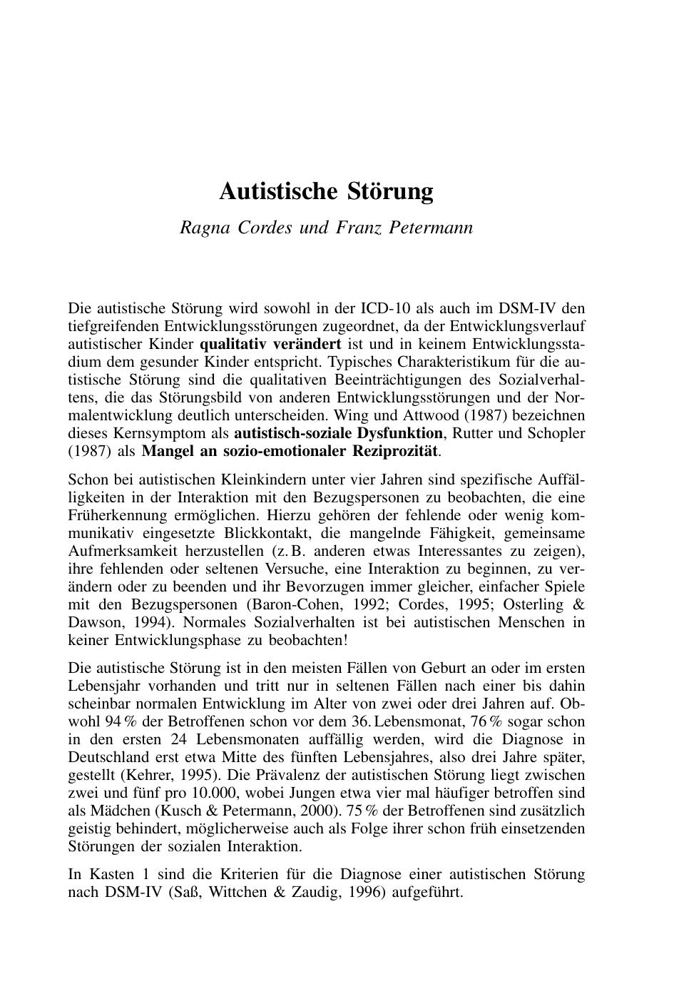 F. Petermann (Hrsg.): Fallbuch der Klinischen Kinderpsychologie und -psychotherapie