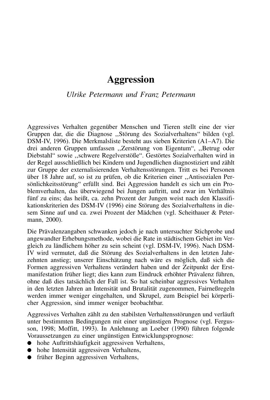 F. Petermann (Hrsg.): Fallbuch der Klinischen Kinderpsychologie und -psychotherapie