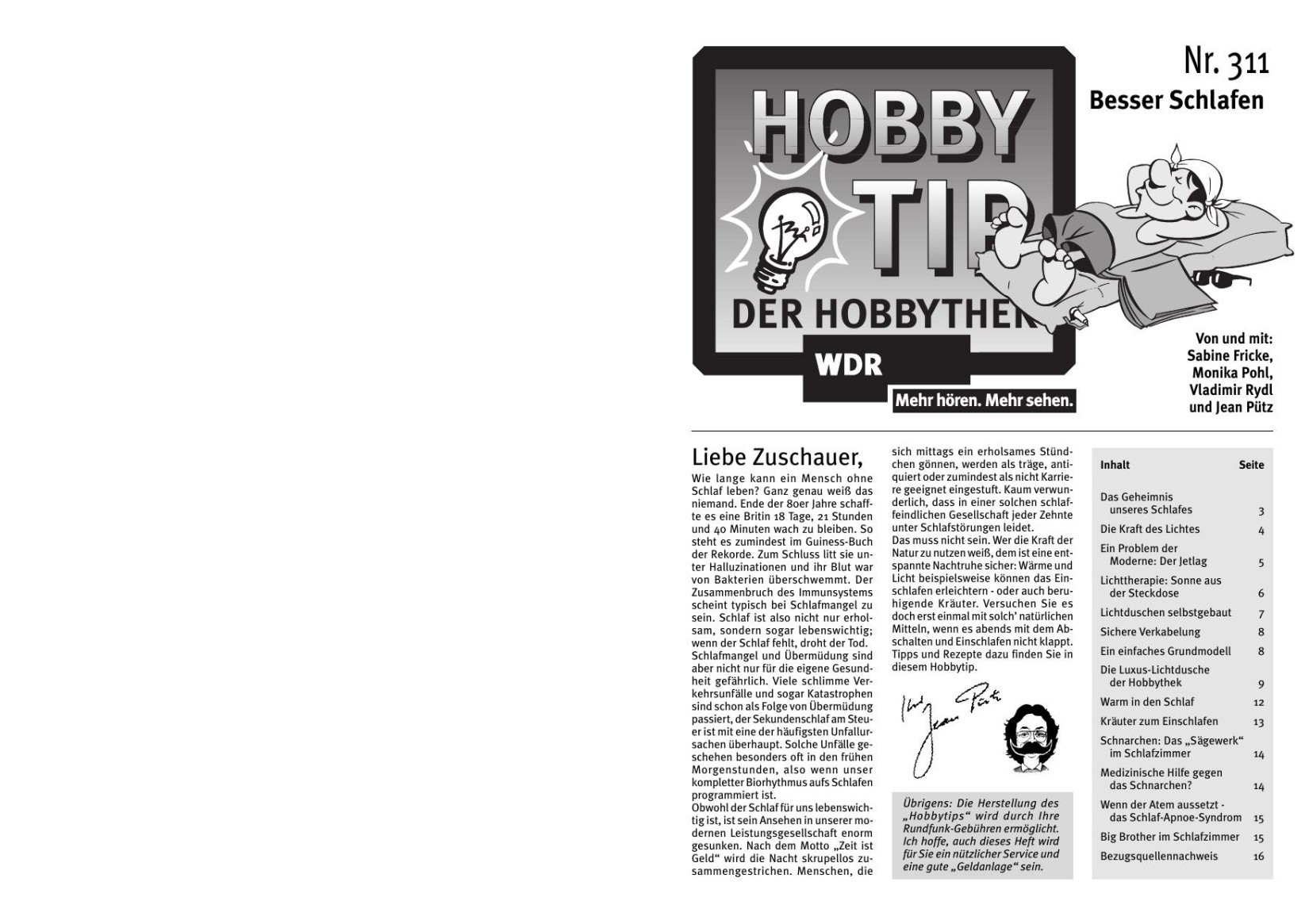 311-Besser Schlafen
