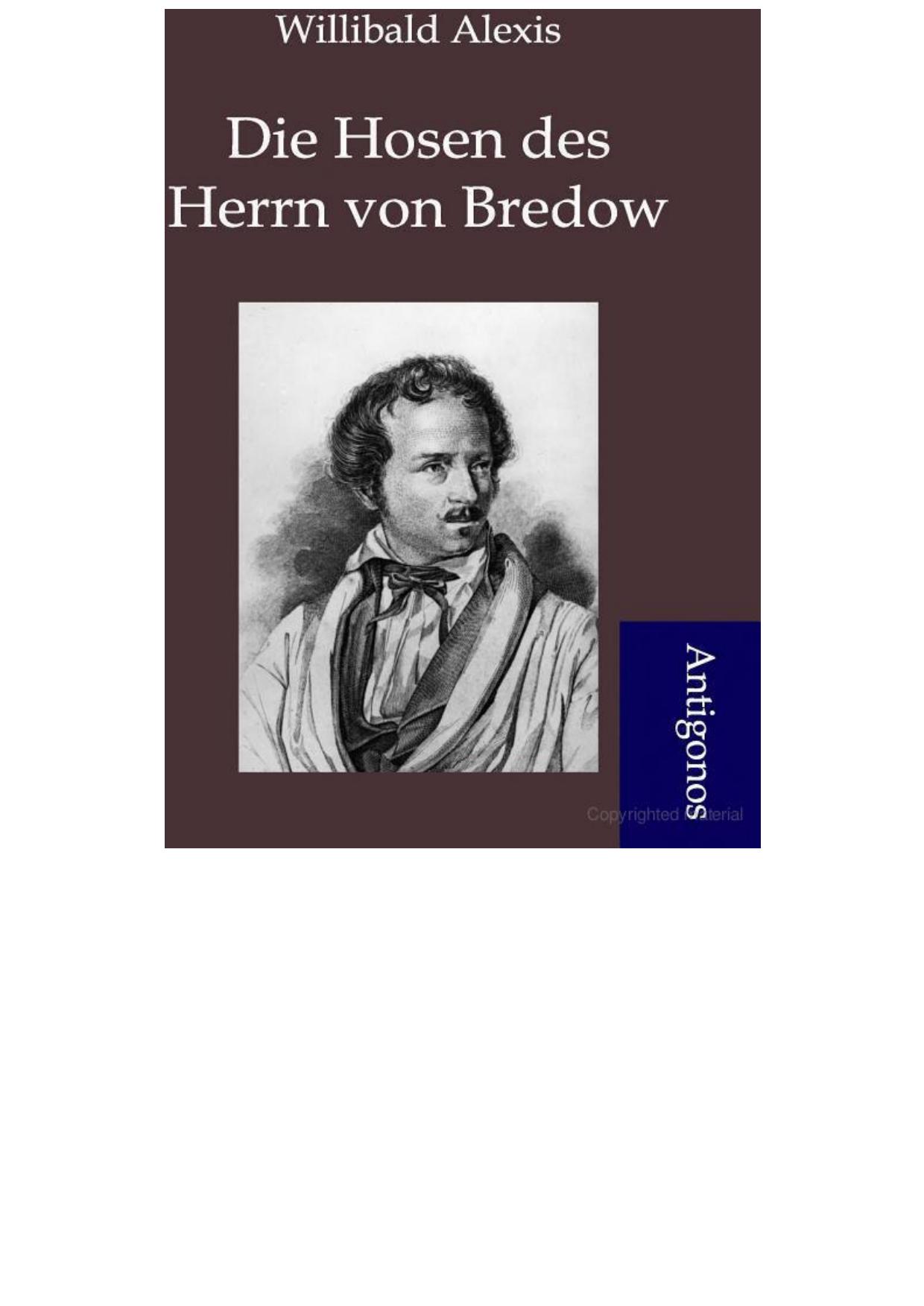 Die Hosen Des Herrn Von Bredow