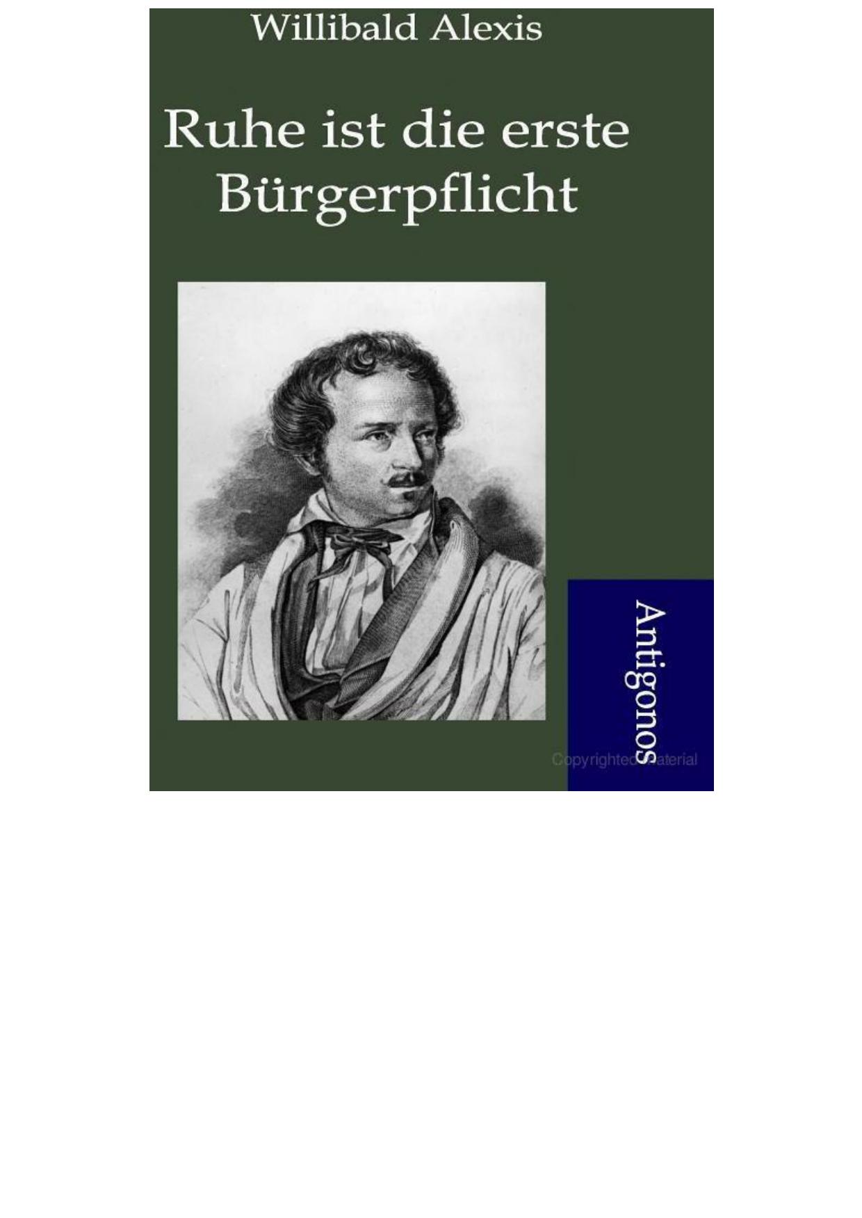 Ruhe Ist Die Erste Buergerpflicht