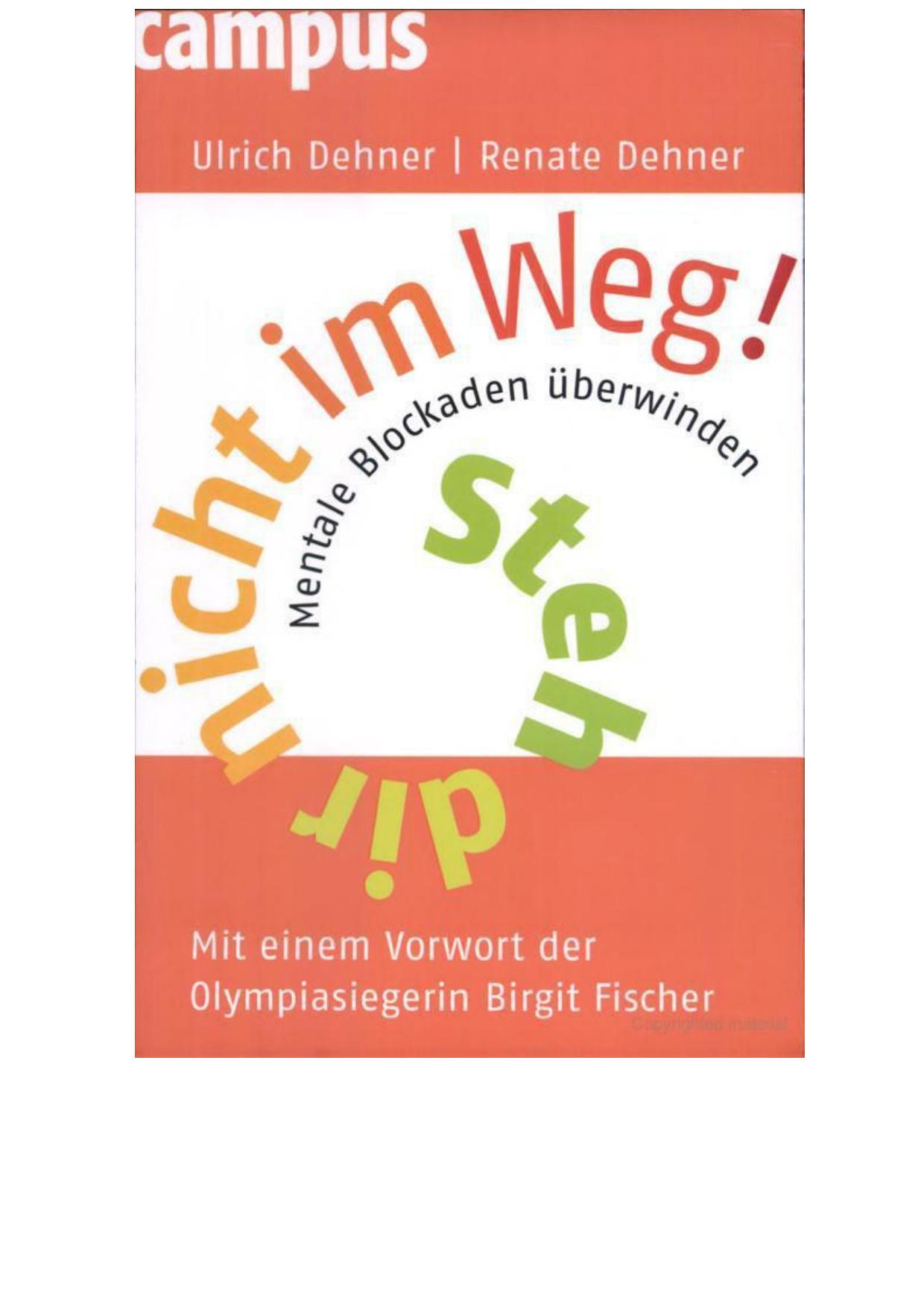 Steh dir nicht im Weg