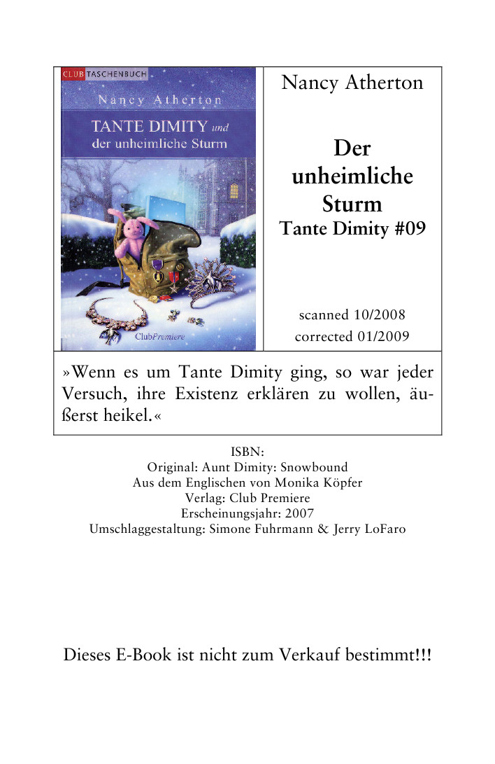 Tante Dimity und der unheimliche Sturm