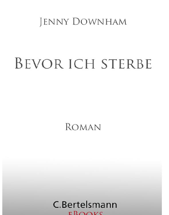 Bevor ich sterbe