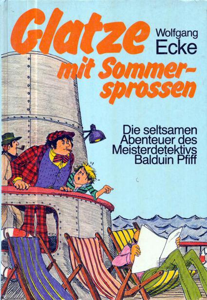 Glatze mit Sommersprossen