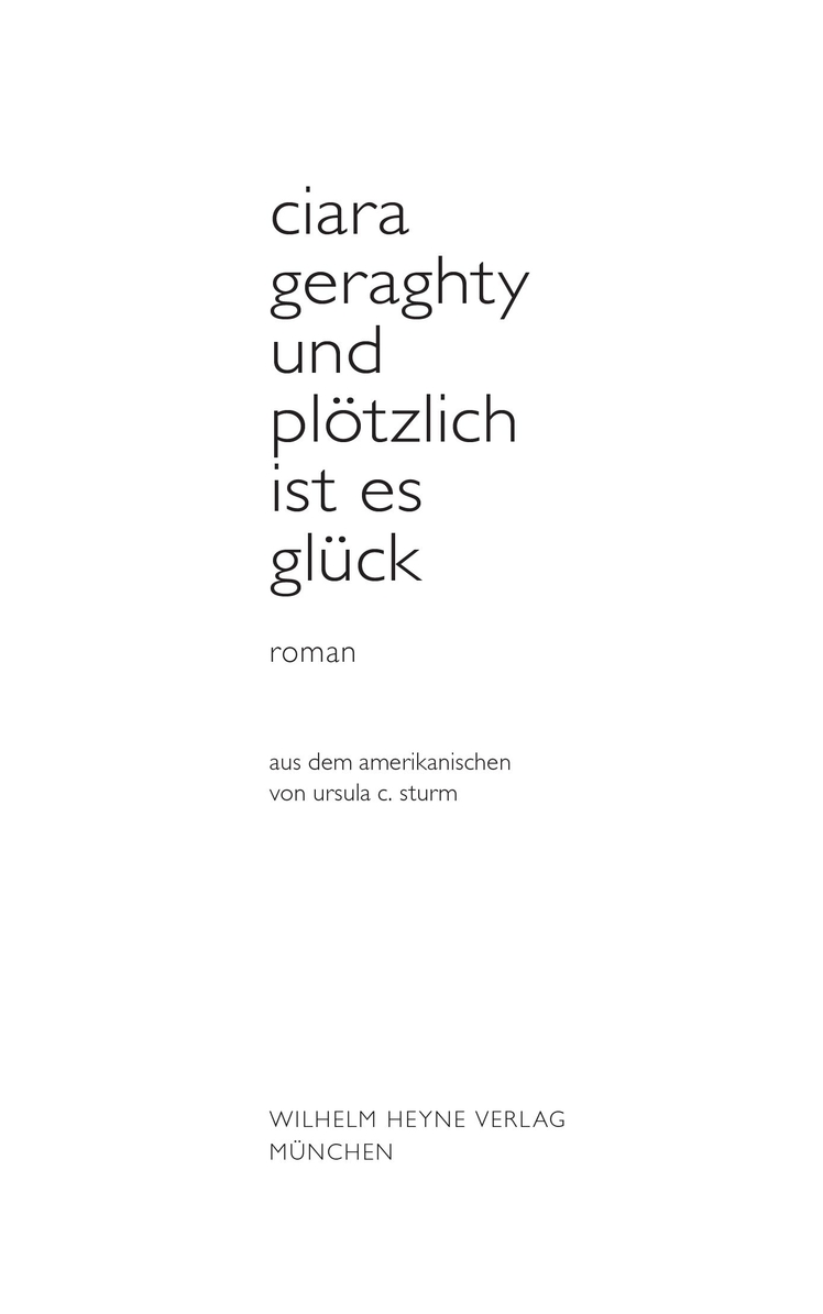 Und plotzlich ist es Gluck