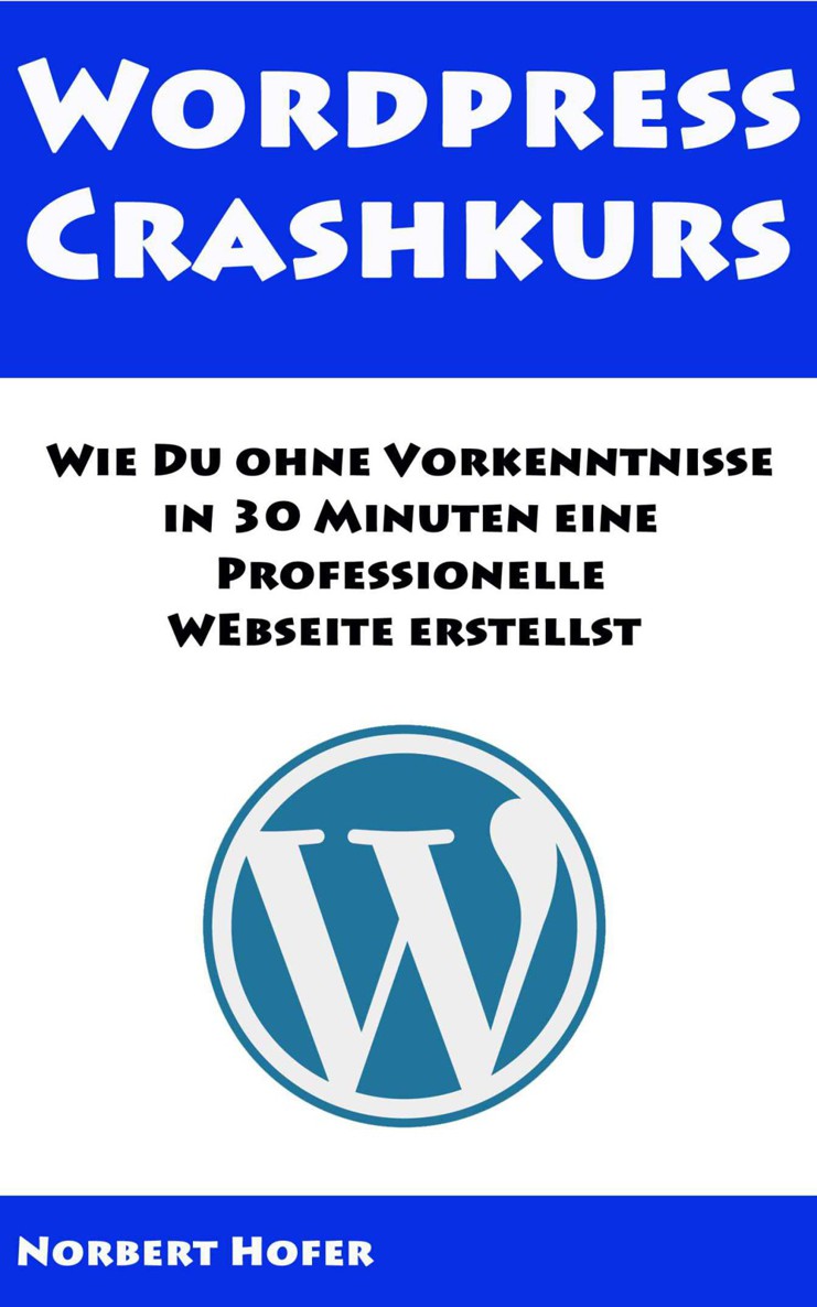 Wordpress Crashkurs - Wie Du ohne Vorkenntnisse In 30 Minuten eine Professionelle Webseite erstellst (German Edition)